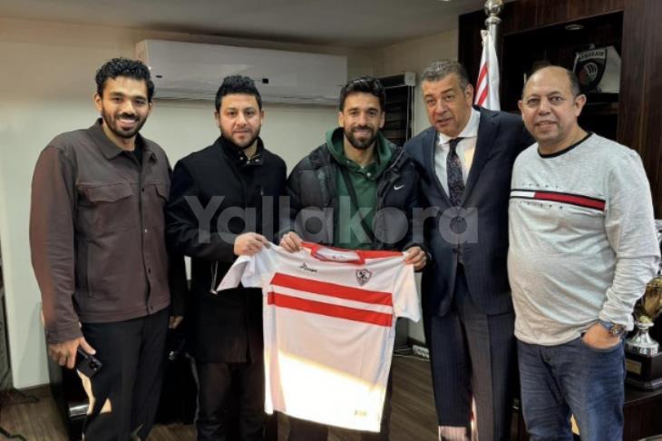 عبدالله السعيد يوقع للزمالك